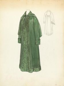 Woman's Coat, 1935/1942. Creator: Margaret Concha