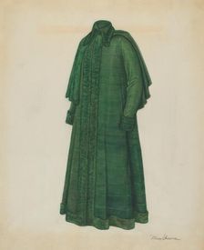 Woman's Coat, c. 1937. Creator: Mina Greene