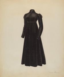 Woman's Coat, c. 1938. Creator: Mina Greene
