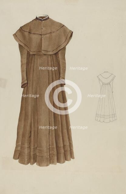 Woman's Costume, c. 1936. Creator: Elizabeth Moutal.