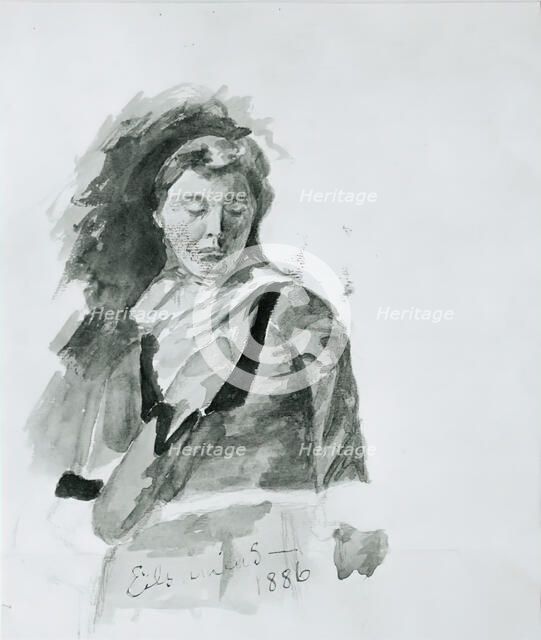 Woman's Figure, 1886. Creator: Louis Michel Eilshemius.