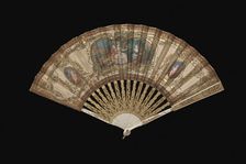 Woman's Folding Fan (image 1 of 2), c1780. Creator: Unknown