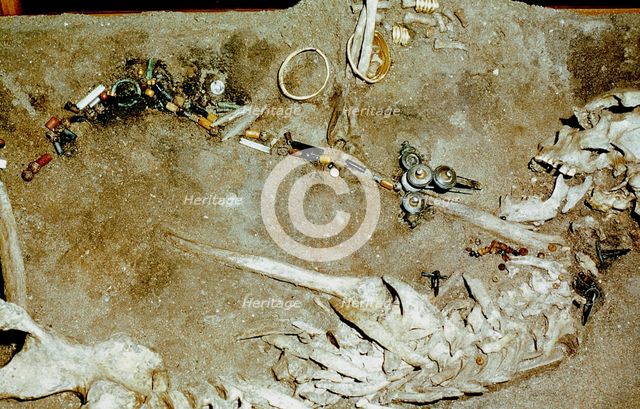 Woman's Grave, Himlingoje, Denmark, Iron Age, c200-400. Artist: Unknown