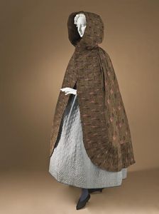 Woman’s hooded cape with finely pleated trim, Provence, France, between 1785 and 1820. Creator: Unknown