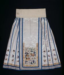 Woman's Qun (Semiformal Domestic Skirt), China, Qing dynasty (1644-1911), 1870/90. Creator: Unknown
