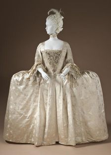 Woman’s robe à la française, England, c.1765. Creator: Unknown