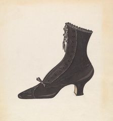 Woman's Shoe, 1935/1942. Creator: Margaret Concha