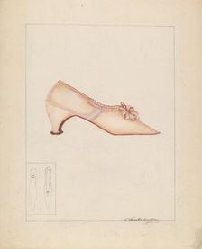 Woman's Shoe, c. 1937. Creator: Columbus Simpson