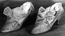 Woman's Shoes, England, c.1770s/80s. Creator: Unknown