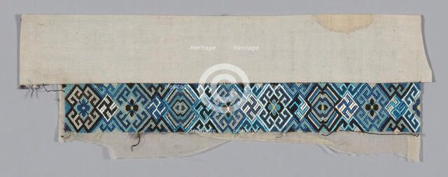 Woman's Sleeve Band, China, Qing dynasty (1644-1911), 1875/1900. Creator: Unknown.