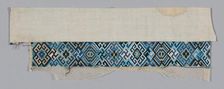 Woman's Sleeve Band, China, Qing dynasty (1644-1911), 1875/1900. Creator: Unknown