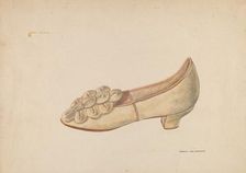 Woman's Slipper, c. 1938. Creator: Francis Law Durand