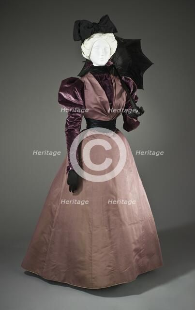 Woman’s two-piece dress, c.1897. Creator: Unknown.