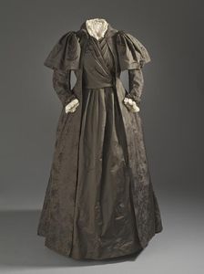 Woman's tea gown by Liberty & Co. of London, c.1887. Creator: Unknown