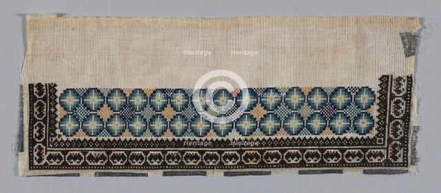 Woman's Trouser Band, China, Qing dynasty (1644-1911), 1875/1900. Creator: Unknown.