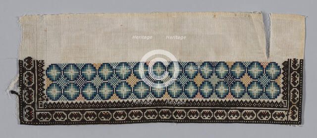 Woman's Trouser Band, China, Qing dynasty (1644-1911), 1875/1900. Creator: Unknown.