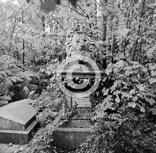 Wombwell Monument, Highate Cemetery, Swains Lane, Camden, London, 1977-78.  Creator: John Gay.