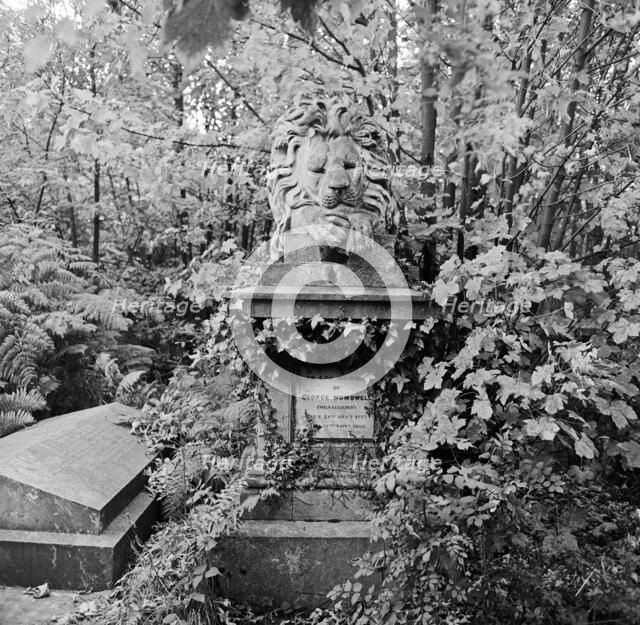 Wombwell Monument, Highate Cemetery, Swains Lane, Camden, London, 1977-78.  Creator: John Gay.