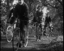 Women Cycling, 1936. Creator: British Pathe Ltd