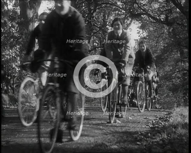 Women Cycling, 1936. Creator: British Pathe Ltd.