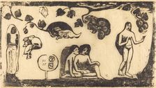 Women, Animals and Foliage (Femmes, animaux et feuillages), in or after 1895. Creator: Paul Gauguin