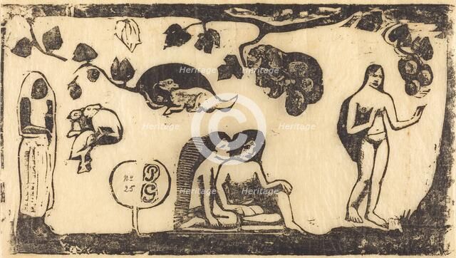 Women, Animals and Foliage (Femmes, animaux et feuillages), in or after 1895. Creator: Paul Gauguin.