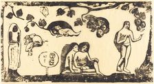 Women, Animals and Foliage (Femmes, animaux et feuillages), in or after 1895. Creator: Paul Gauguin