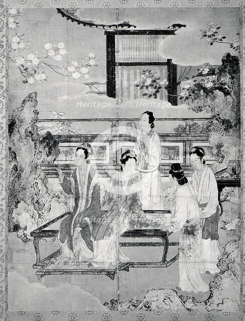 Women at Chinese Court, 16th century. Creator: Unknown.