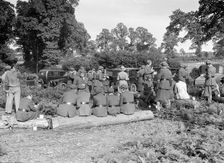 Women at a First Aid Nursing Yeomanry (FANY) trial or rally, 1931. Artist: Bill Brunell