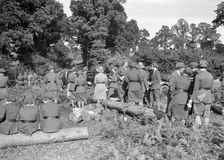 Women at a First Aid Nursing Yeomanry (FANY) trial or rally, 1931. Artist: Bill Brunell