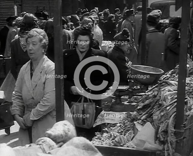 Women at a Market, 1942. Creator: British Pathe Ltd.