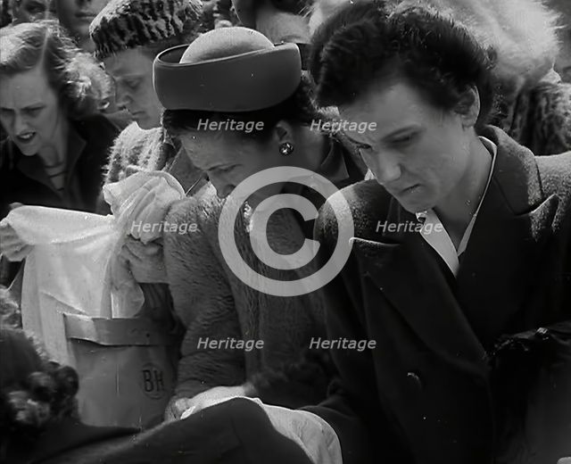 Women at a Market, 1942. Creator: British Pathe Ltd.