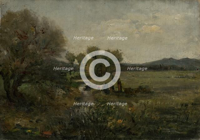 Women at the Creek, 1875 - 1876. Creator: Ladislav Mednyanszky.