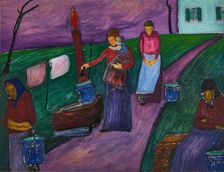 Women at the Spring, . Creator: Werefkin; Marianne; von (1860-1938)