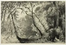 Women Bathing, 1867. Creator: Paul Huet