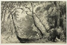 Women Bathing, 1867. Creator: Paul Huet