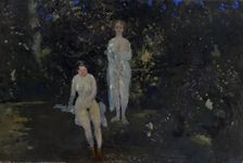 Women Bathing, 1910. Creator: Konstantin Somov