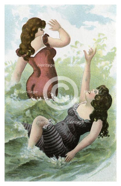 Women bathing, early 20th century(?). Artist: Unknown