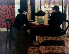 Women by Lamplight 1892. Artist: Edouard Vuillard