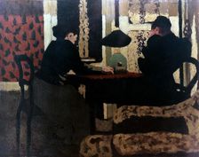 Women by Lamplight 1892. Artist: Edouard Vuillard