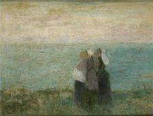 Women by the sea, 1885-1897. Creator: Jan Toorop