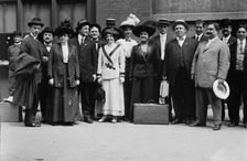Women going to Syracuse convention, 1912. Creator: Bain News Service