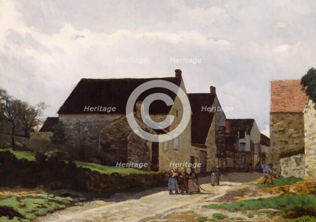 Women Going to the Woods, 1866. Artist: Sisley, Alfred (1839-1899)