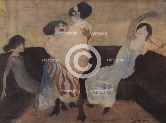 Women Dancing, c1913. Creator: Orozco, José Clemente (1883-1949).