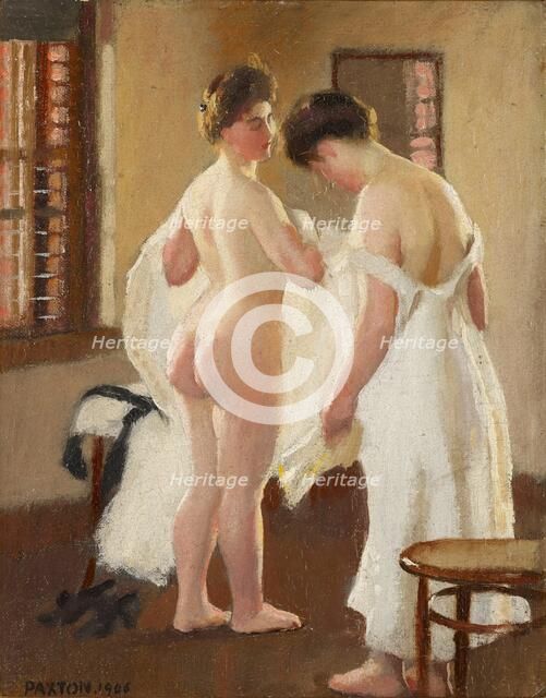 Women Dressing, 1906. Creator: William McGregor Paxton.