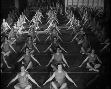 Women Exercising, 1933. Creator: British Pathe Ltd