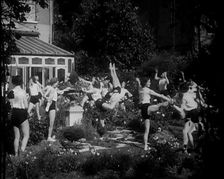 Women Exercising, 1933. Creator: British Pathe Ltd