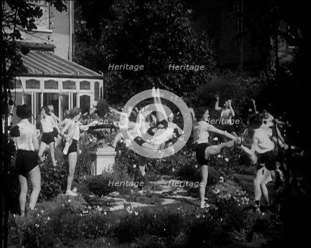 Women Exercising, 1933. Creator: British Pathe Ltd.