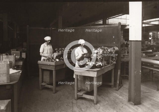 Women foiling Easter eggs, Rowntree factory, York, Yorkshire, 1929. Artist: Unknown
