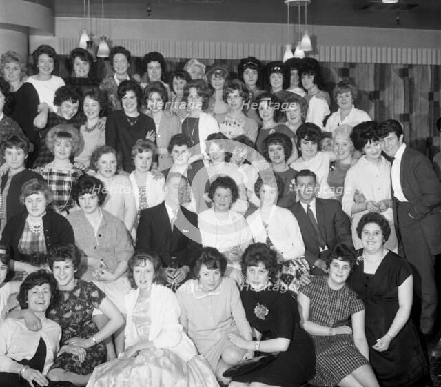 Women from the ICI Doncaster plant at a social gathering, South Yorkshire 1962. Artist: Michael Walters